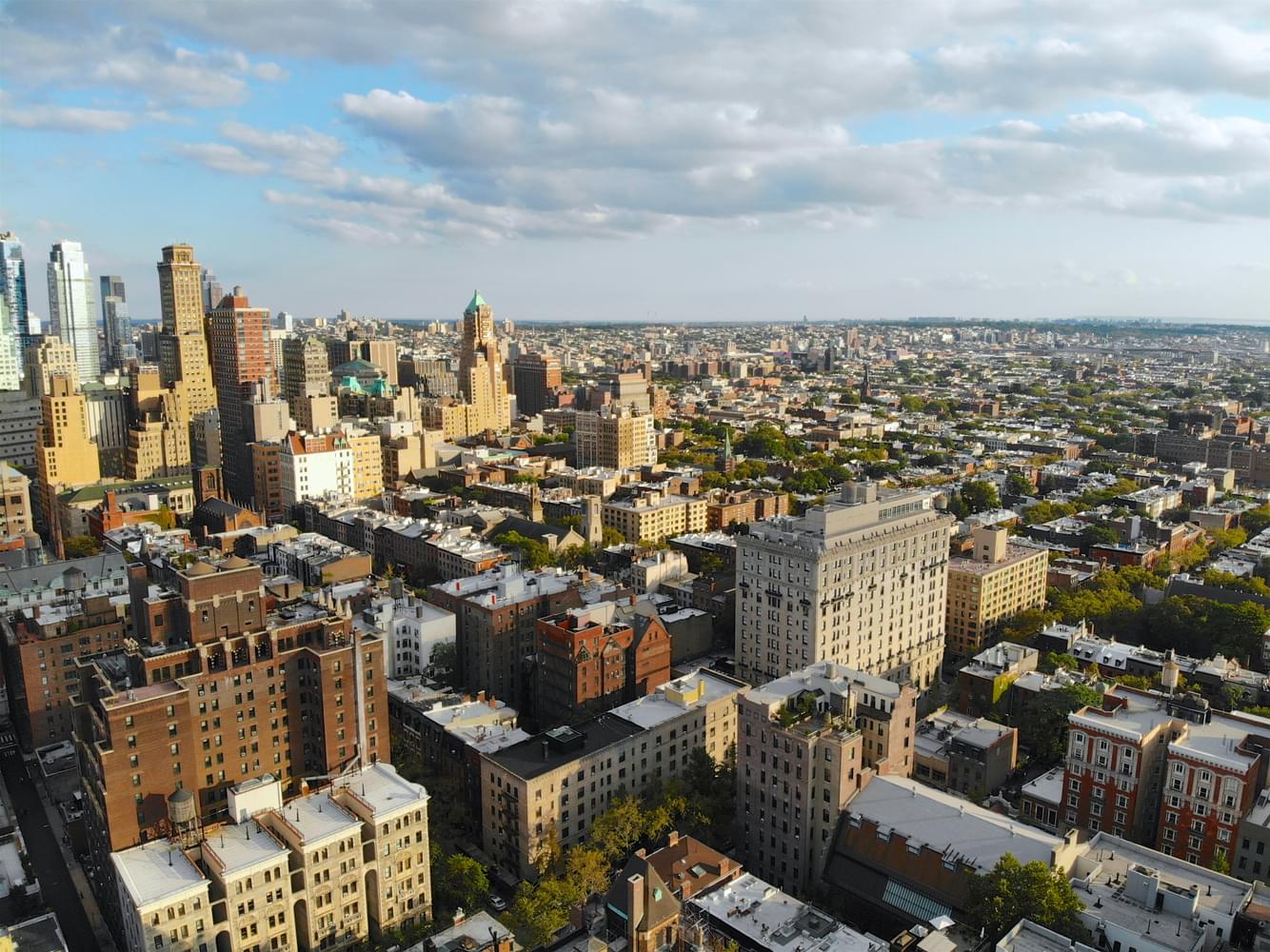 Lincoln Square and Central Park, New York